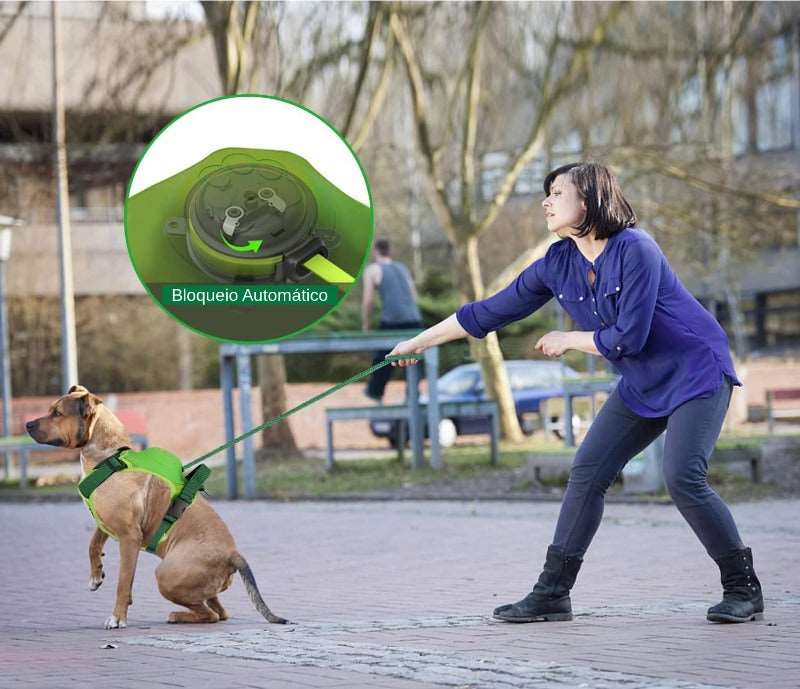 Arnês para cães com guia ajustável - 2 em 1